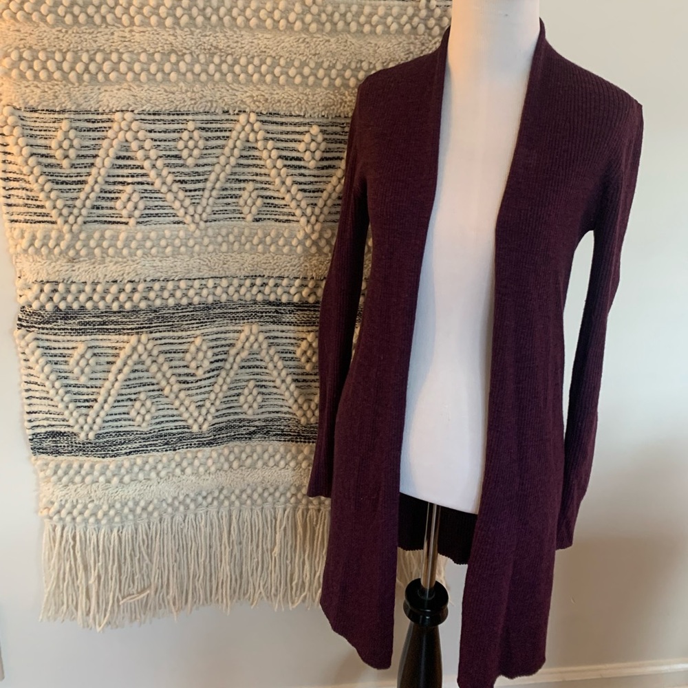 Max Studio Plum Cardigan